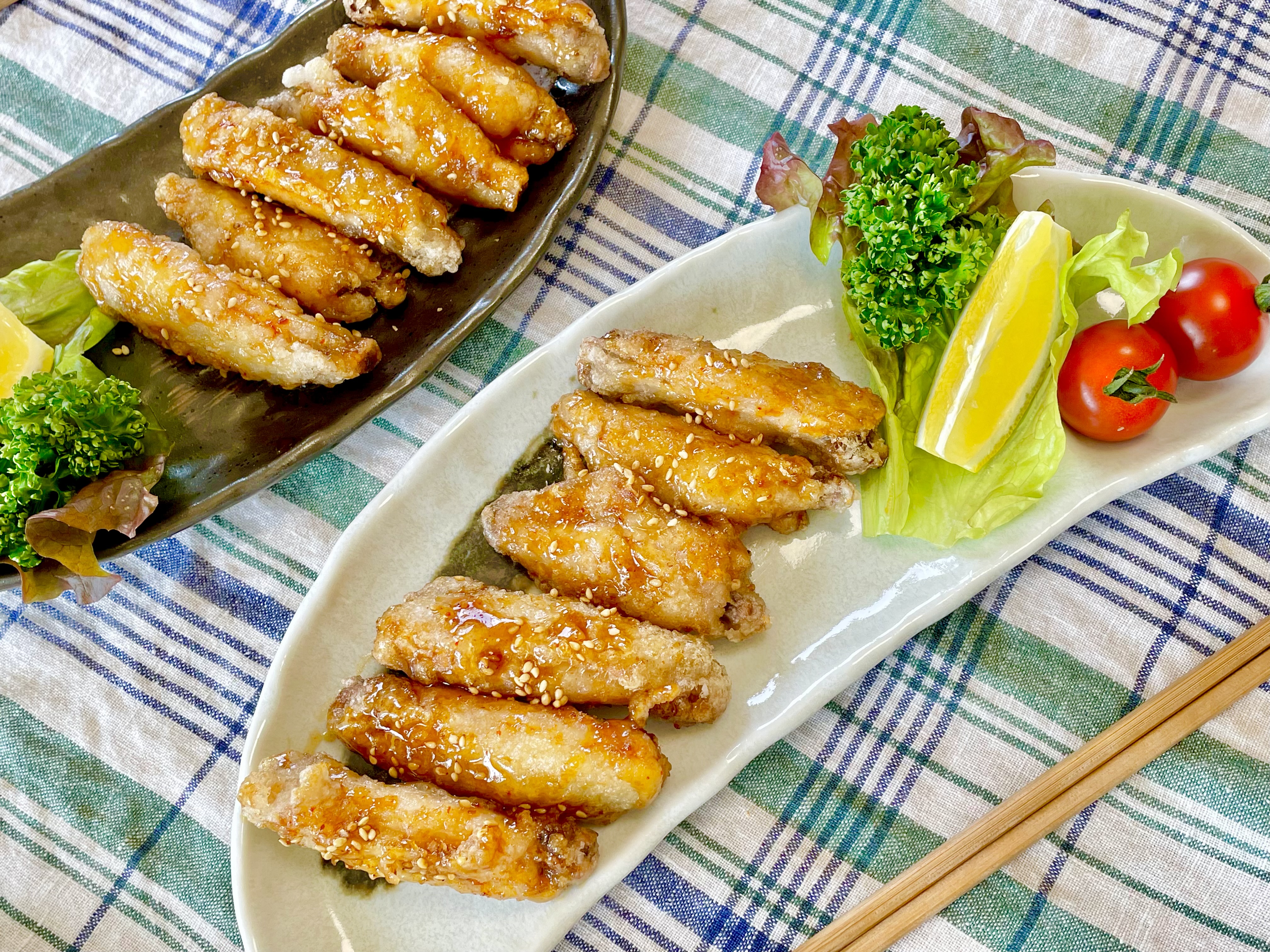 やみつき‼手羽中甘辛揚げ | 肉市場 うえしま苑